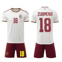 2026 Ispanijos futbolo marškinėliai Balti #18 22 white