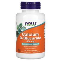 NOW Foods, Calcium D-Glucarate, 500 mg, 90 Veggie Capsules