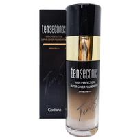 Koreana Ten Seconds High Perfection Super Cover Foundation, 23 Natural Beige, 1 pack black