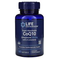 Life Extension, Super-Absorbable CoQ10 (ubiquinone), containing d-limonene, 100mg, 60 softgels