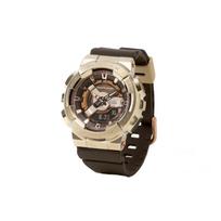 Casio G-Shock x Beautiful People Collaboration Quartz Movement Resin Strap Watch Unisex watches Brown GM-S110BP-5A Coffee Watch Dial beige