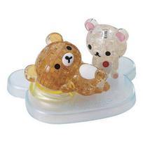 Gerryel Rilakkuma Cory Rakkuma 3D Crystal Puzzle JR3420 korea 3d Puzzle brown