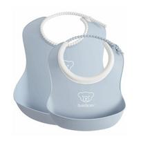 BabyBjorn baby bib bib starter set of 2, powder blue, 2 pieces gray