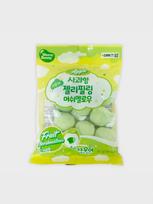 Apple Flavored Jelly Filled Marshmallows 90g 1ea yellow