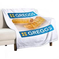 GREGGS pyragėlio metamas pledas Flanelės audinio miego pledas Size: 75*100cm, Weight: 280 GSM beige