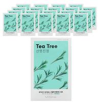 Missha Airy Adhesive Sheet Mask Tea Tree, 1 pack, 20 pieces blue