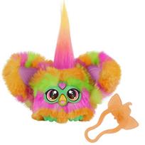 Furby Fur Bullets Party Mini Friend Daugiau nei 45 garsai, tik Furby kalba, elektrinis kimštas žaislas, skirtas 6 metų ir vyresniems, daugiaspalvis G0400 Originalus gaminys pink