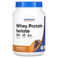 Nutricost, išrūgų baltymų izoliatas, šokoladinis žemės riešutų sviestas, 907g (2lb)