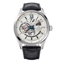 [ORIENT STAR] Vyriškas automatinis laikrodis Modernus skeletas Mechaninis japoniškas su 2 metų vietine garantija Atviro širdies RK-AV0007S Baltas Sidabrinis