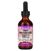 Bluebonnet Nutrition, Liquid CelluarActive Methylcobalamin Vitamin B12, Raspberry Flavor, 1,000 mcg, 2 fl oz (59 ml)