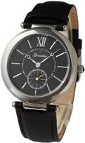 GRANDEUR Classical Small Seconds Watch GSX057W2 Black Black [Grandeur] Men's Dial/Band Color gray