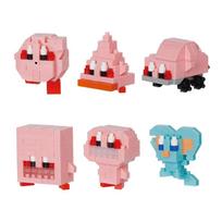 Kawada Nano Block Mini Nano Kirby Discovery (DĖŽĖ) NBMC60S 1 Dėžutė 6 vienetai, iš viso 6 tipai beige