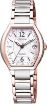 Citizen Exceed ES9342-50W Eco-Drive Radio Titanium rožinė