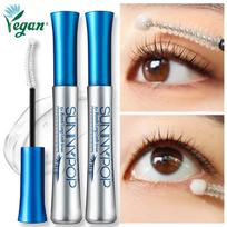 Sunny Pop Eye Bambi Long Lash Serum, vegan certified, 2-week completion, hypoallergenic eyelash nutrition, extension eyebrow care, 2 pieces, 10ml blue