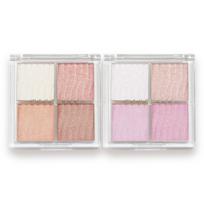 Wake Make Glow Contouring Highlighter Palette New Arrival, 02 Cool Glow, 1 piece white