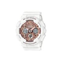 CASIO moteriškas G-SHOCK baltas laikrodis GMAS120MF-7A2 GMA-S120MF-7A2 white