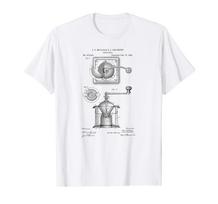 1885 Coffee Mill Grinder Patent Drawing T-Shirt white