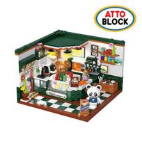 Mini Block Corner Cafe (612024LI) gray