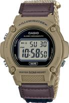 Casio W-219HB-5AV Skaitmeninis vyriškas laikrodis su smėlio spalva smėlis