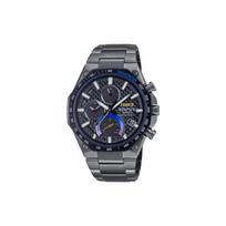 Casio EDIFICE serija visiškai automatinis kalendorius saulės energija maitinamas kvarcinis mechanizmas nerūdijančio plieno apyrankė japoniškas ir korėjietiškas laikrodis vyriškas laikrodis juodas EQB-1100TMS-1AJR juoda