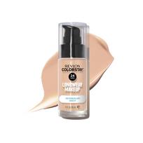 Revlon Color Stay Long Wear Makeup D 130 Porcelain Light Pink skin tone skystas makiažo pagrindas sausai odai SPF20 PA++ 30 ml black
