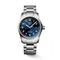 [LONGINES] Spirit 40mm Blue Dial Stainless Steel Bracelet Automatic Men's Watch (L3.810.4.93.6)