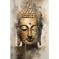 Buddha Fine Art Buddha Canvas Painting Zen Wall Art Figurative Wall Art Extra Large Abstract Painting Printing Poster Decor 60X90CM No Framed