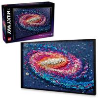 LEGO Art Pieno kelio galaktika žaislas dovana kaladėlė Motinos diena Tėvo diena vyrai moterys tapyba interjeras stilingas mama tėvas 31212 pink