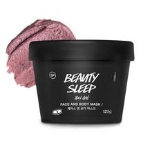 Lush Beauty Sleep veido ir kūno kaukė, nuplaunama pakuotė, 125g, 1 pakuotė black