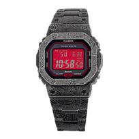 CASIO Unisex DIGITAL Series Red Watch GW-B5600AR-1(Watch4--) Paisley Steel Band gray