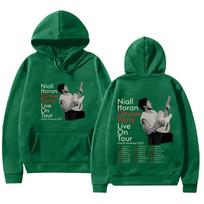 Niall Horan vakarienės vakarėlis Live turas Šiaurės Amerika 2027 Hoodie Y2k Aukštosios gatvės megztinis Vyriški drabužiai Megztinis Unisex Gatvės apranga XXXL black