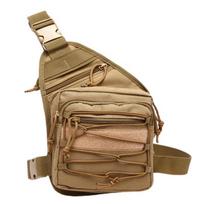 Men's Multi-functional Camping Chest Bag chaki