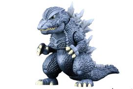 Chibimaru Godzilla serija Godzilla 2003 Plastikinis modelis Nr. 6 pilka spalva