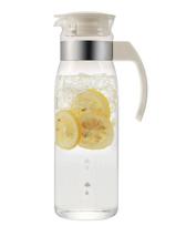 HARIO Šaldytuvo ąsotis Slim N 1400ml Pagaminta Japonijoje Miežių arbatos ąsotis Dovana Off-White RPLN-14-OW balta