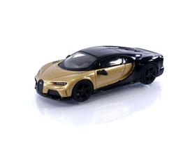 TrueScale Miniatures MINI GT 164 Bugatti Chiron Super Sports Auksinis (Kairiavairis) Galutinis produktas black