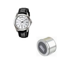 CASIO Vyrų Standartinė serija 45mm Sidabrinis laikrodis MTP-1370L-7A MTP-1370L-7A Metal Watch Box (Free Gift) gray