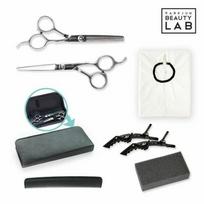 PARKJUN BEAUTY LAB 8 dalių plaukų kirpimo žirklių rinkinys black