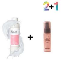 Deowater powder removes groin sweat odor, Deowater_2 pcs. / Collagen serum 30ml_1 pc., 1 pc. white