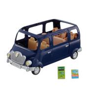 Sylvanian Families Važiuojame kartu šeimos vagonas V-02 blue