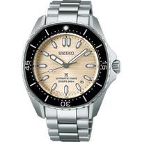 „Seiko“ vyrų SBDC201 (PROSPEX DIVER SCUBA mechaninė vyrų metalinė juosta) Apvalus laikrodis sidabrinis analoginis
