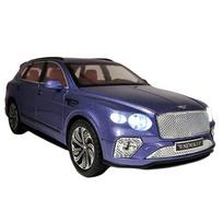 Bentley Bentayga visureigio metalinis modelis 1:24 mastelis, violetinė gray