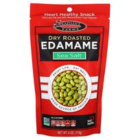 Seapoint Farms Skrudinti sausi edamame su jūros druska, 113g (4 uncijos) black