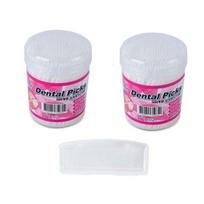 JS Daden Dental Fix Disposable I-Type Interdental Brush SS + Portable, 500 Pieces, 2 Pieces white