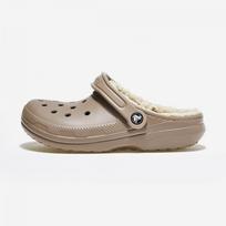 Crocs Classic Lined Clogs Crs203591 Mushroom Bone 265 gray