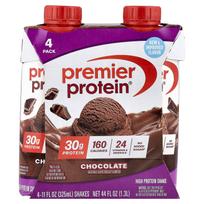 Premier Protein, High Protein Shake, Chocolate, 4 Shakes, 325ml (11 fl oz) each
