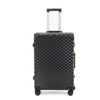 Li Shen Aluminum Frame Hardside Spinner Luggage 18 inches juoda