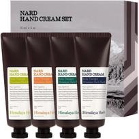 Bouquet Garni Nard Hand Cream Lavender Musk 50ml + Tea Tree Rosemary 50ml + Lemon Mint 50ml + Tangerine Eucalyptus 50ml set, 200ml, 1 set white