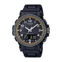 Casio Vyriškas PRO TREK PRW-51FC-1JF [PRO TREK Eco Material Radijo bangos saulės modelis] apvalus laikrodis, juodas