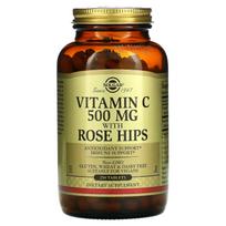 Solgar, vitaminas C su rožių klubais, 500 mg, 250 tablečių