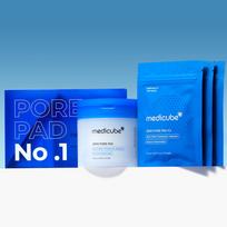 [medicube] Zero Pore Pad 100 vnt. riboto leidimo rinkinys Special Set Of 100 Pore Pads blue